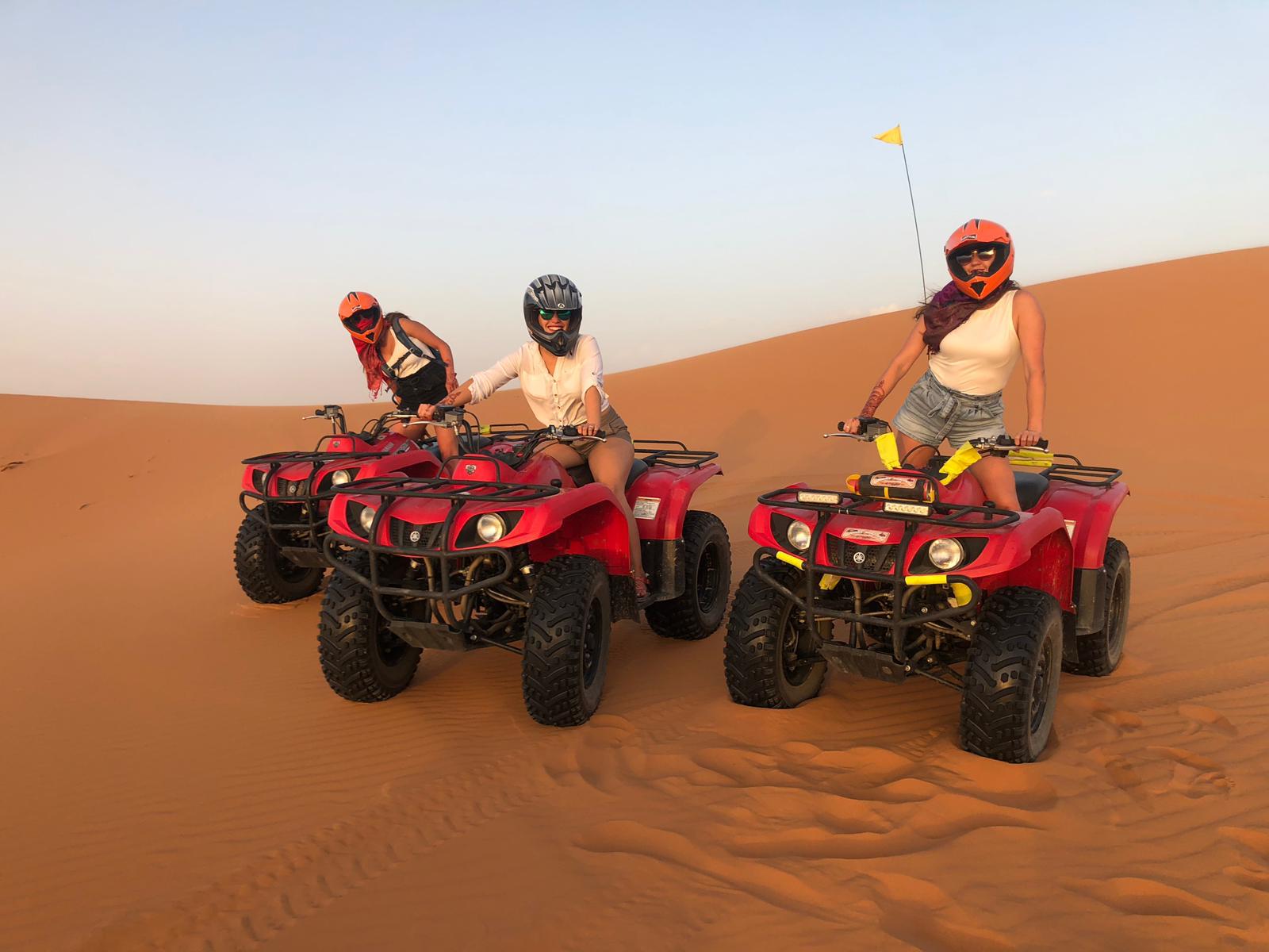 ATV Rental in Morocco desert by a group of ladies